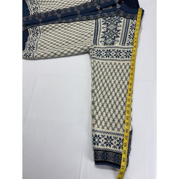 DALE OF NORWAY Cardigan Sweater Womens Large Metal Clasps * FOR REPAIR * READ - Picture 8 of 14